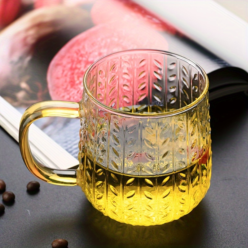 Glass Cup, High Borosilicate Glass Water Cup, Iced Coffee Cups, Drinking  Glasses For Juice, Cocktail, Coffee, And More, Summer Winter Drinkware -  Temu