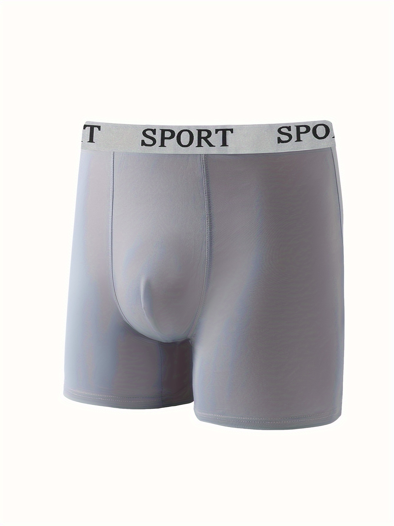 Men's Casual Sports Fitness Long Boxer Briefs Shorts - Temu