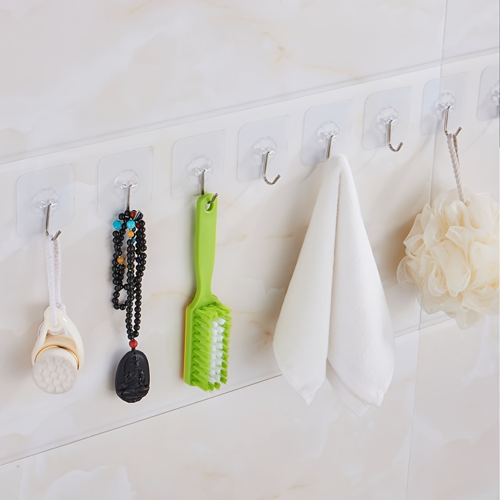 Adhesive Hooks Multi purpose Anti slip No trace Hanging - Temu