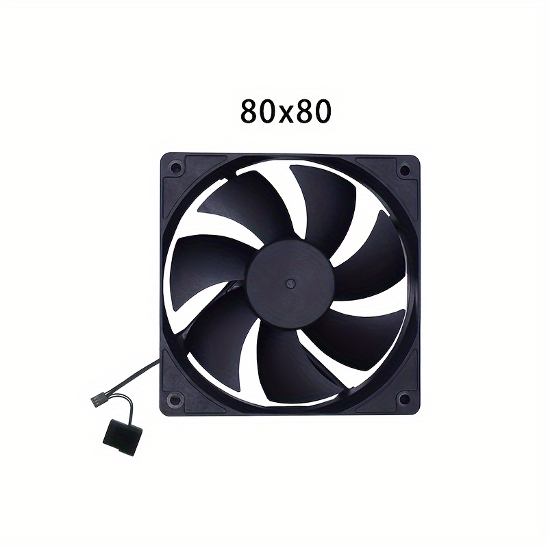 Ventilateur pour PC Silencieux 80mm Radiateur Fan Cooler Case  Refroidissement