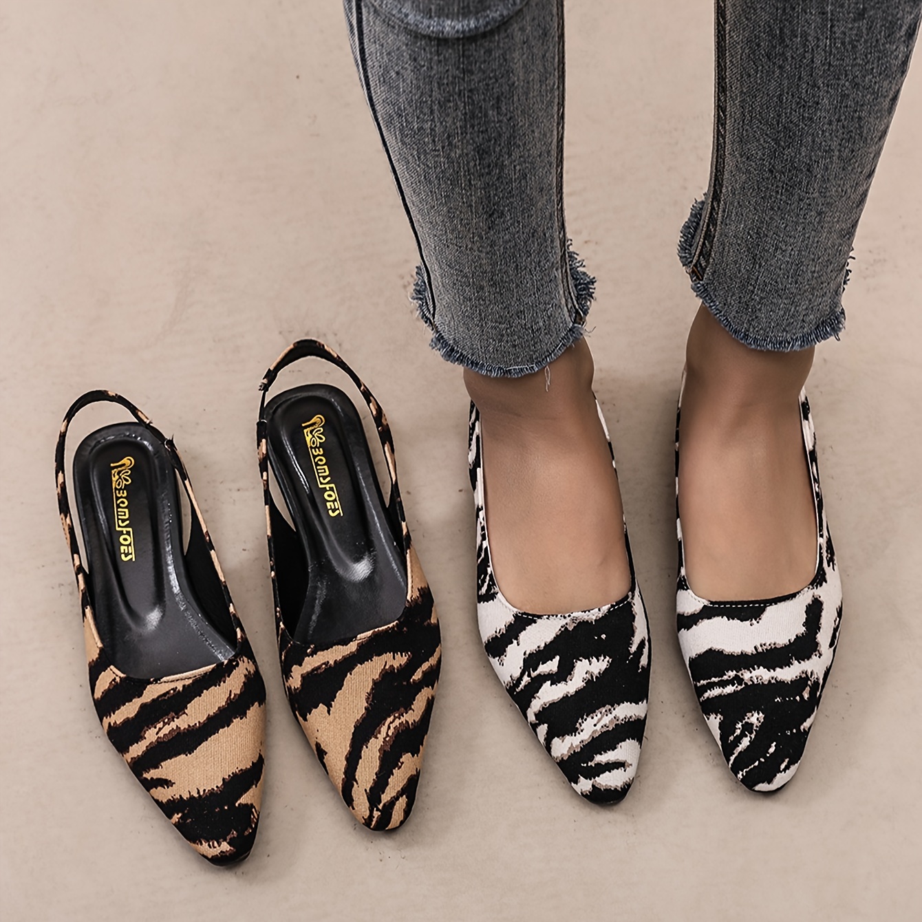 Zebra print sale shoes uk