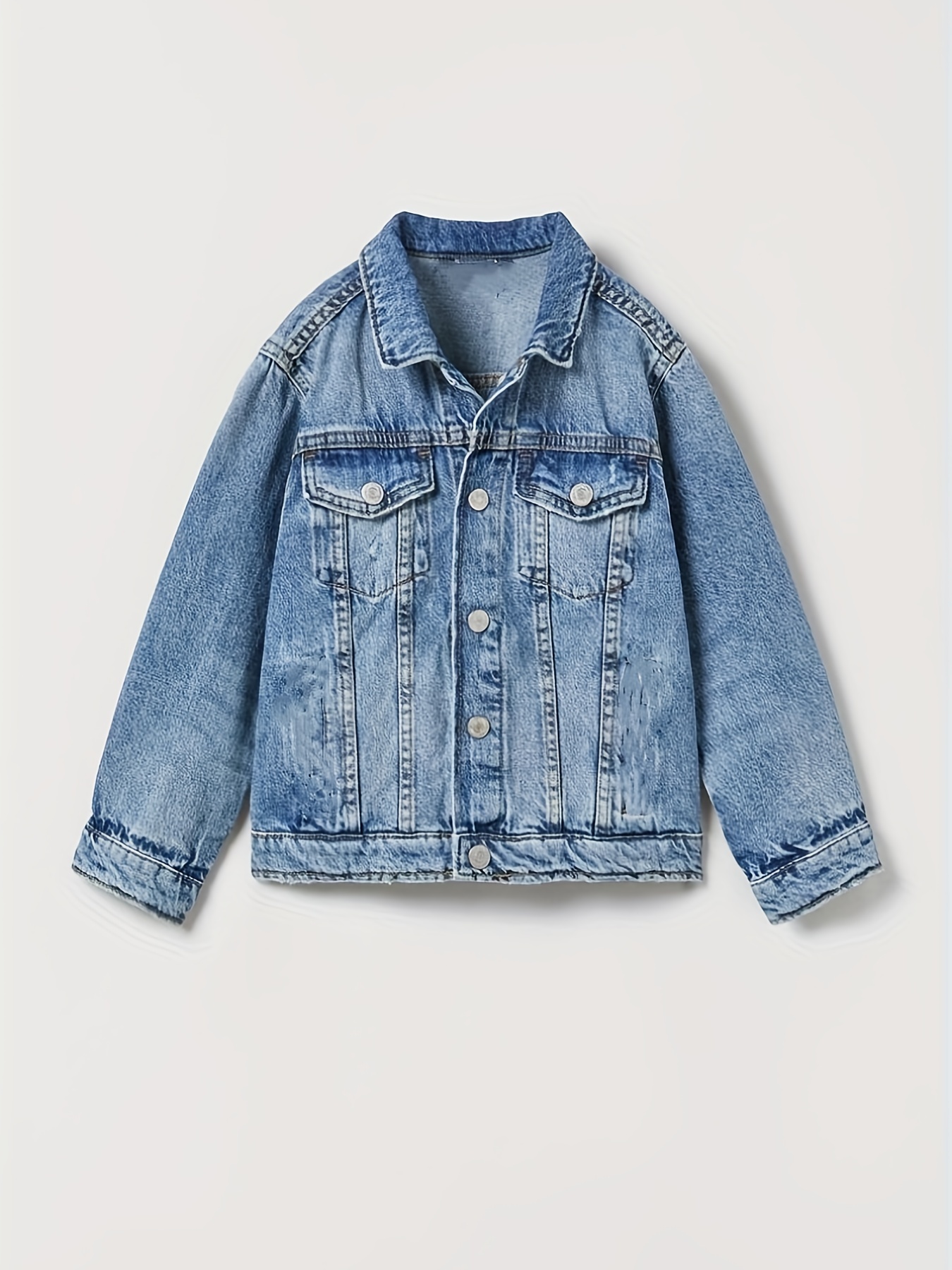 Denim Jackets For Girls - Temu