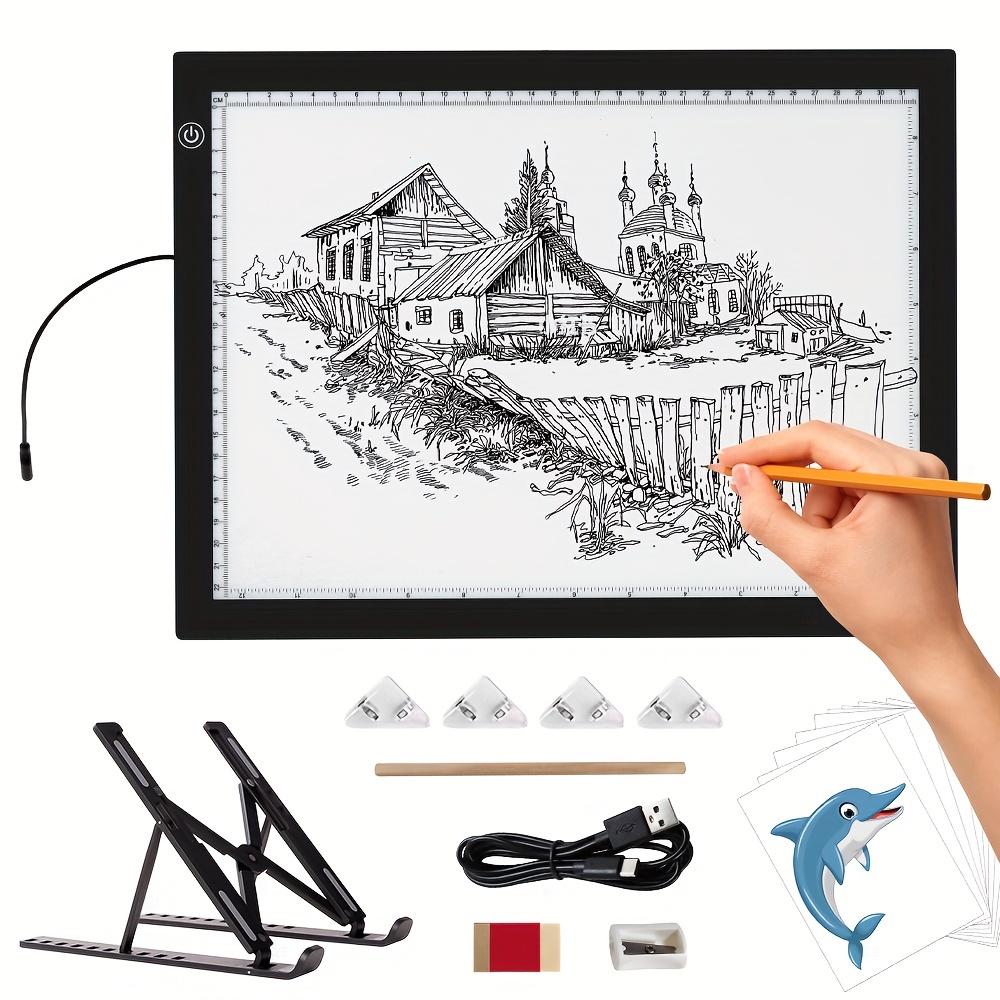 A4/a5 Digital Graphics Pad Led Drawing Tablet Light Pad Copy - Temu