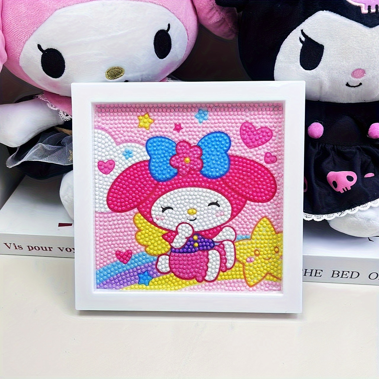 Kuromi 5d Diy Diamond Painting Kits/with Photo Frame - Temu