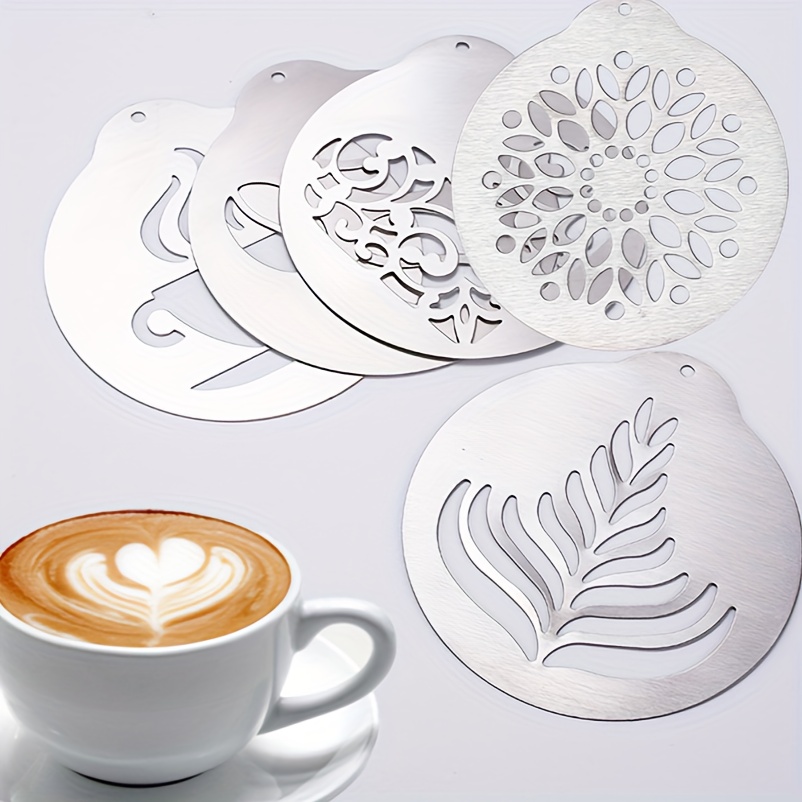 Stainless Steel Metal Chocolate DIY Gifts For Coffee Lovers Latte Art Mould  Cappuccino Gifts For Coffee Lovers Stencils Barista Gifts For Coffee Lovers  Tools 100mm From Homedod, $19.71