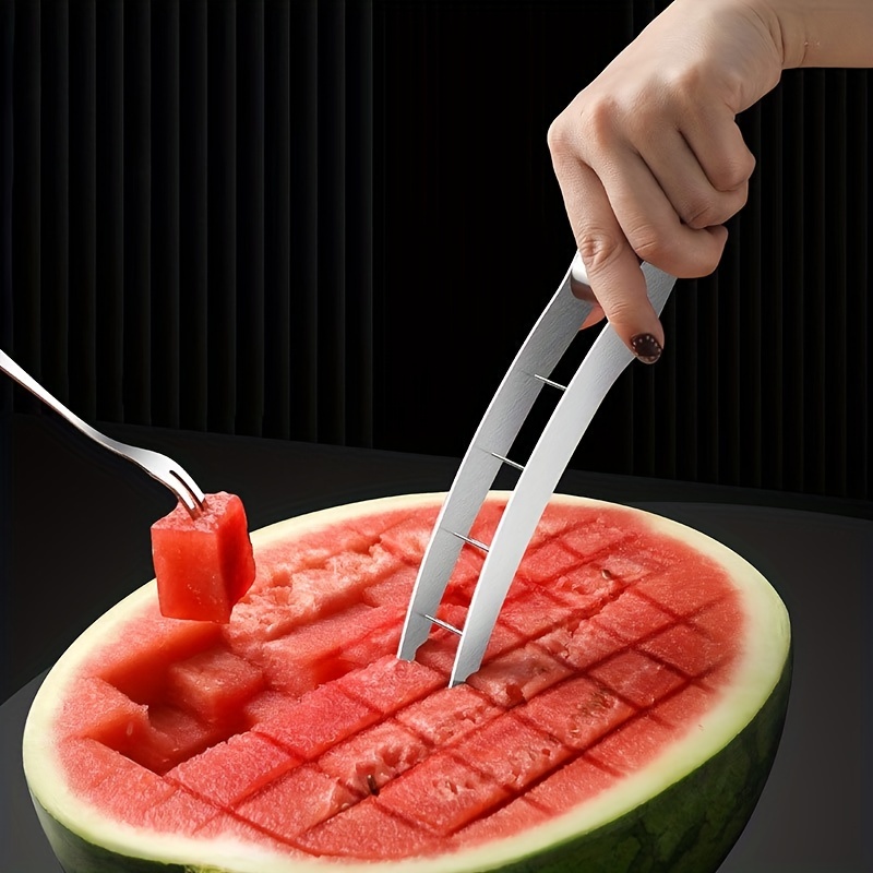 Watermelon Slicer Creative Watermelon Cutter Stainless Steel - Temu