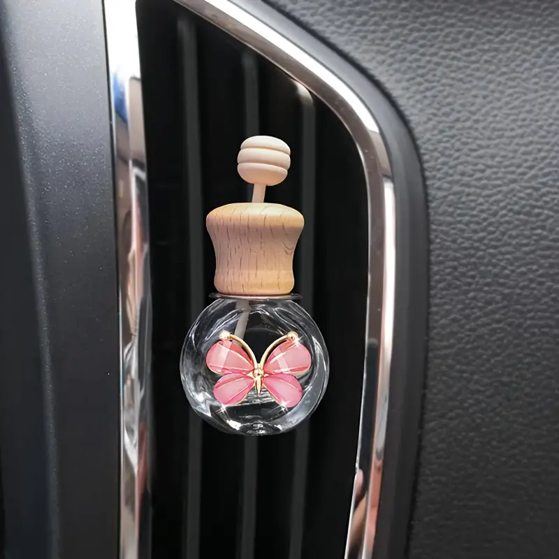 Voiture parfum pendentif désodorisant ornement intérieur bouteille en verre  pour voiture aromathérapie papillon voiture accessoires voiture-style -  Temu Belgium