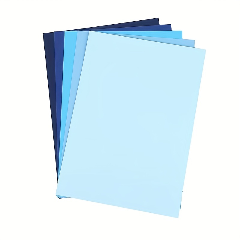 Blue Navy Colored Card Stock Thick Paper A4 Cover Card Stock - Temu
