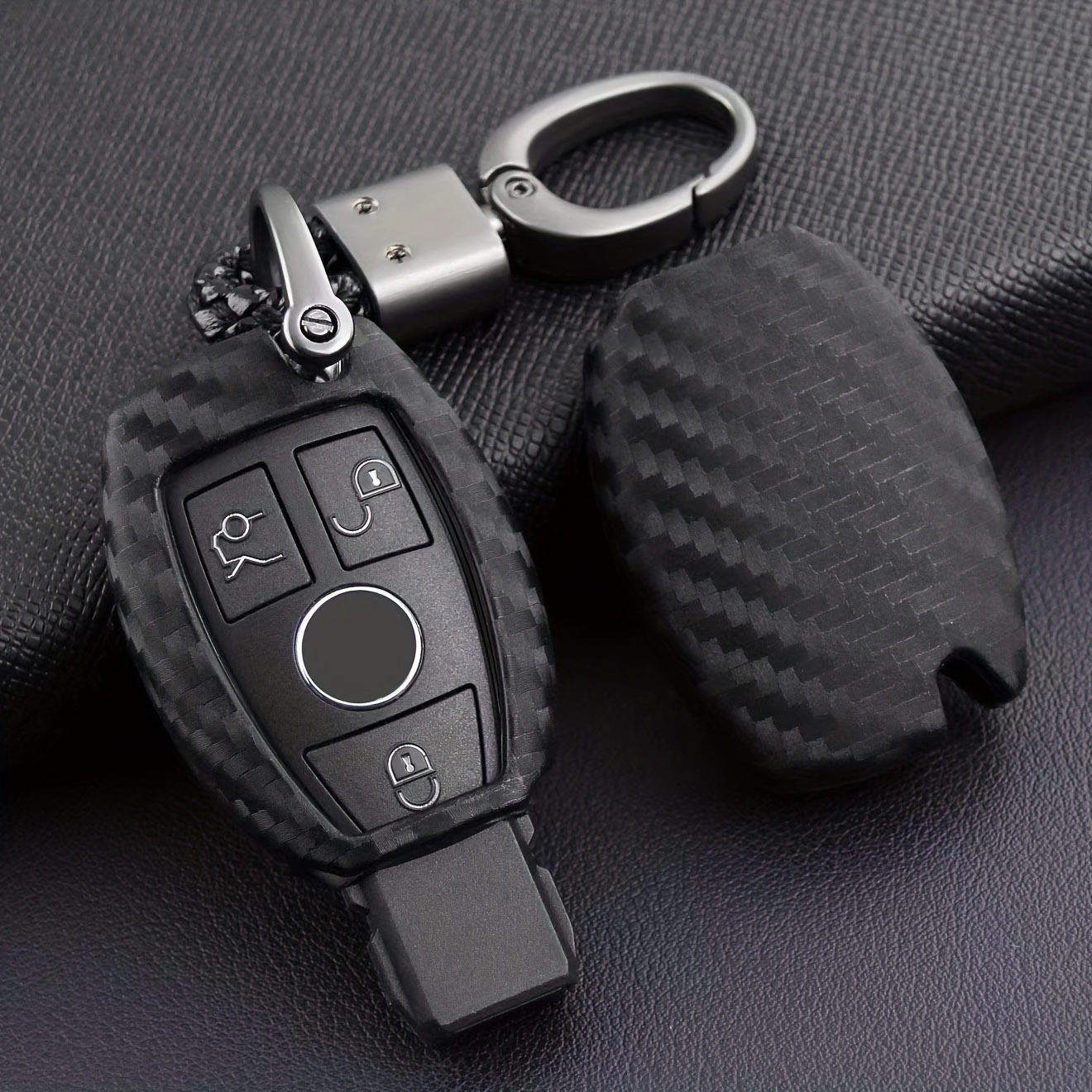 Carbon Faser Muster Weiche Smart Key Cover Fob Fall - Temu Germany