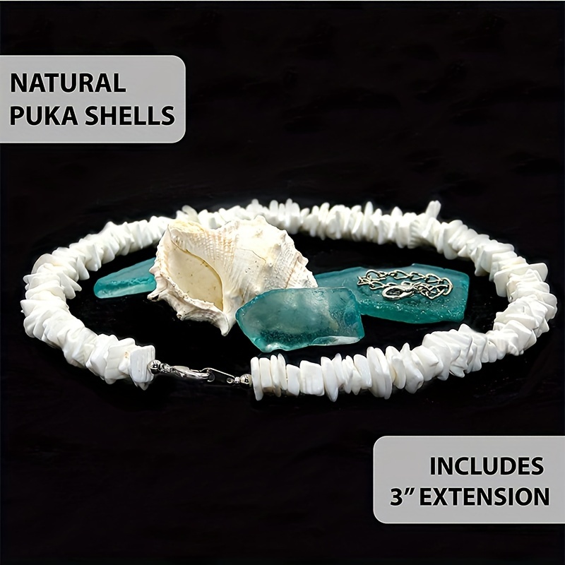 Hawaiian Puka Shell Necklace, Beachy Style