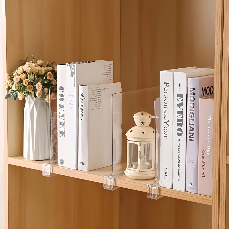 Acrylic Shelf Dividers Closets Shelving Organization - Temu