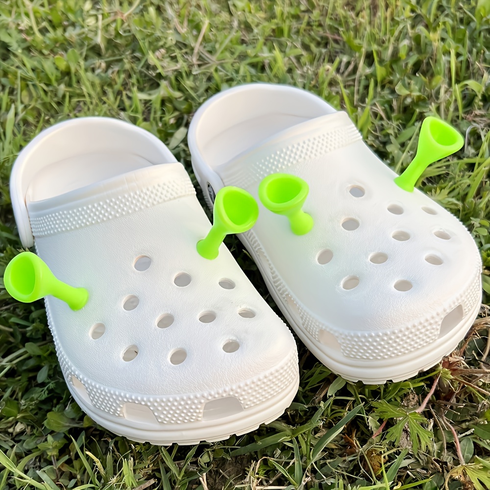 Shoe Charms Decoration Cartoon Shrek Ears Crocs Charms Diy Shoe