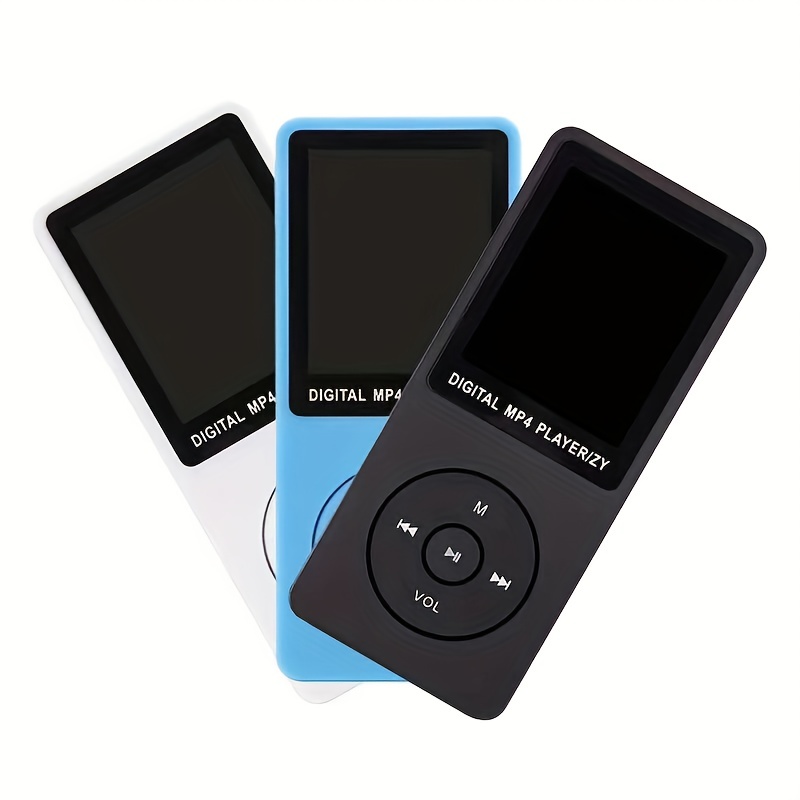 Reproductor MP3 MP4 de 8 GB, reproductor MP3 clásico de pantalla de 1.8  pulgadas, memoria de 8 GB 64 GB expandible 30 horas de reproducción