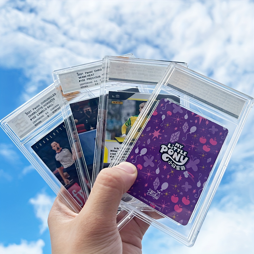 Trading Card Protection Boxes Suitable Card Collectible Temu