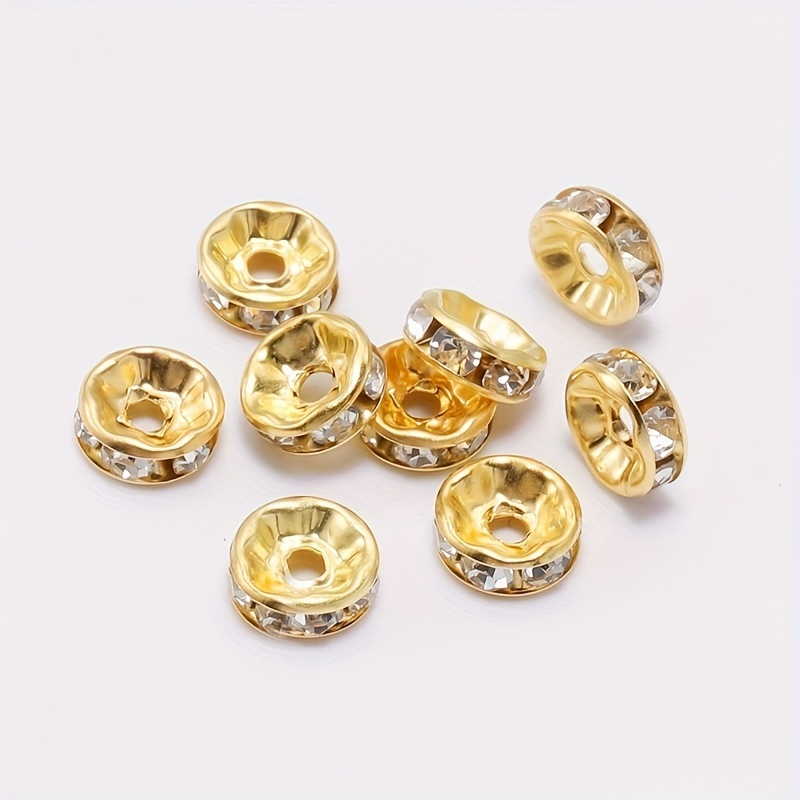 Mixed Colors Crystal Golden Plated Rhinestone Elegant - Temu