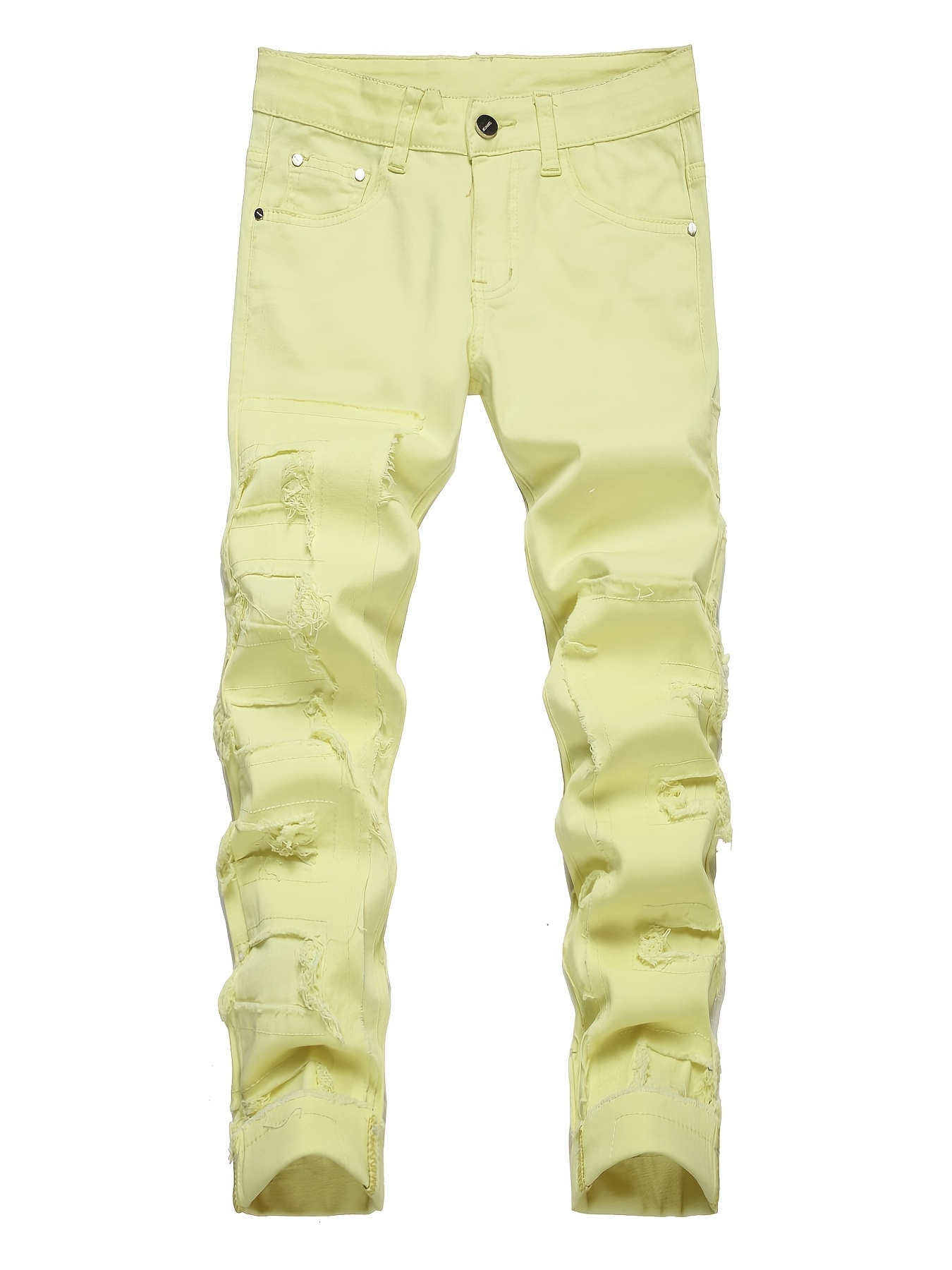 Jeans Toppe In Stile Urbano Bambini Pantaloni In Denim - Temu Switzerland