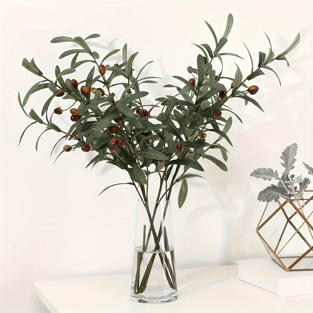 Árbol de olivo artificial, árbol de olivo artificial pequeño de 4 pies,  árbol de olivo artificial de 48 pulgadas, para decoración del hogar