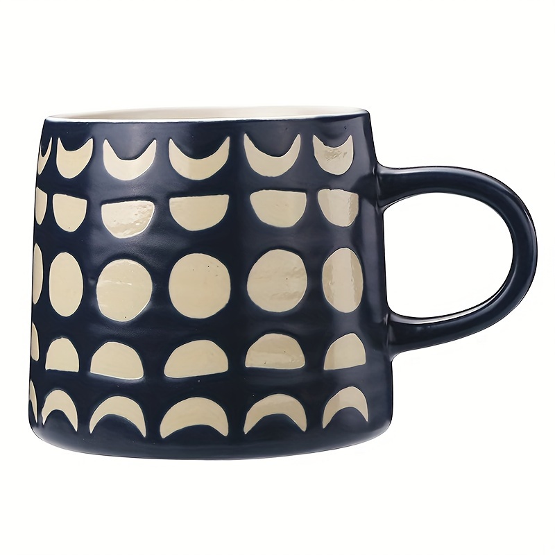 Ceramic Coffee Mug With Fat Handle Dishwasher And Microwave - Temu