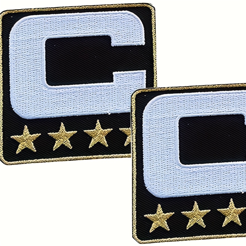 Hockey Style Patch Yellow Gold A Patch (Alternate Captain) Iron On for  Jersey Football, Baseball, So…See more Hockey Style Patch Yellow Gold A  Patch