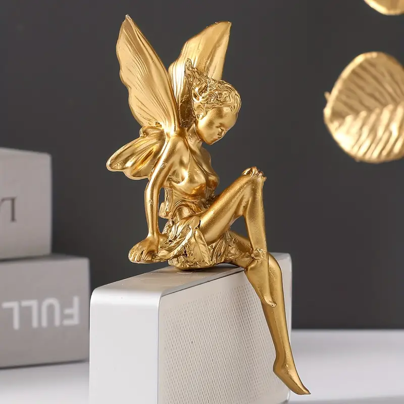 1pc Adorabili Statue Angeli Collezioni Sculture Parete - Temu Italy