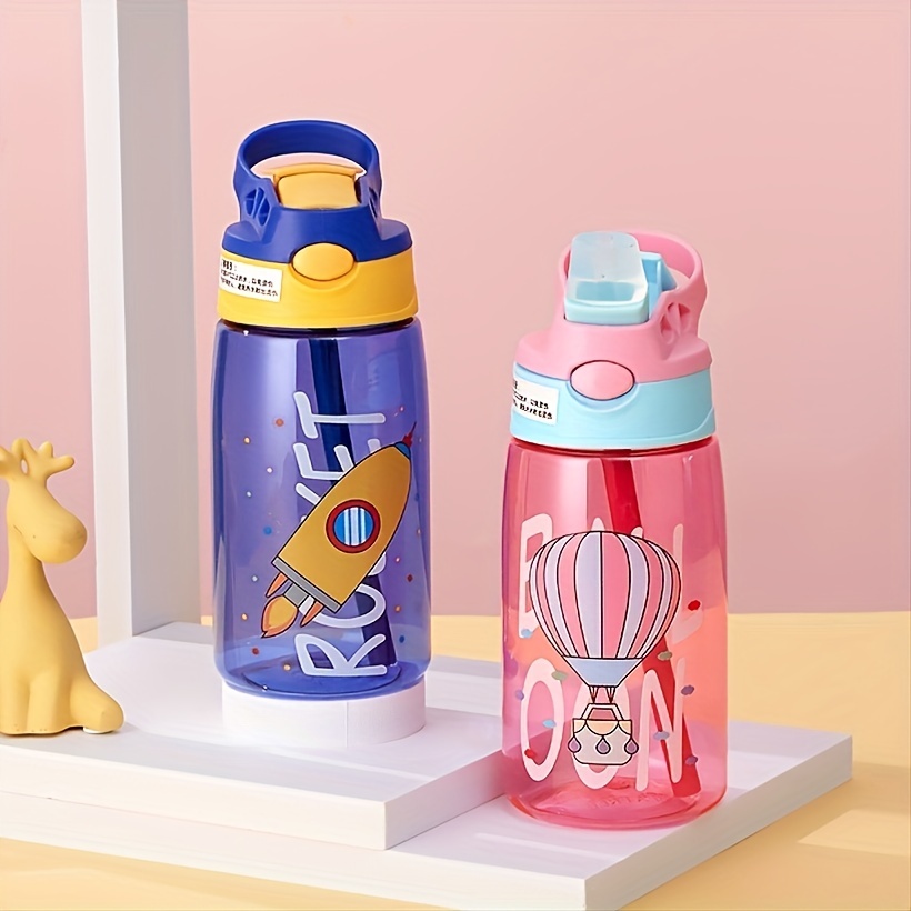 1pc-480ml Fruit Plastic Water Bottle Portable Water Bottles Cute Leak Proof  Travel Drinking Bottle Shaker For Girl Kids Cup