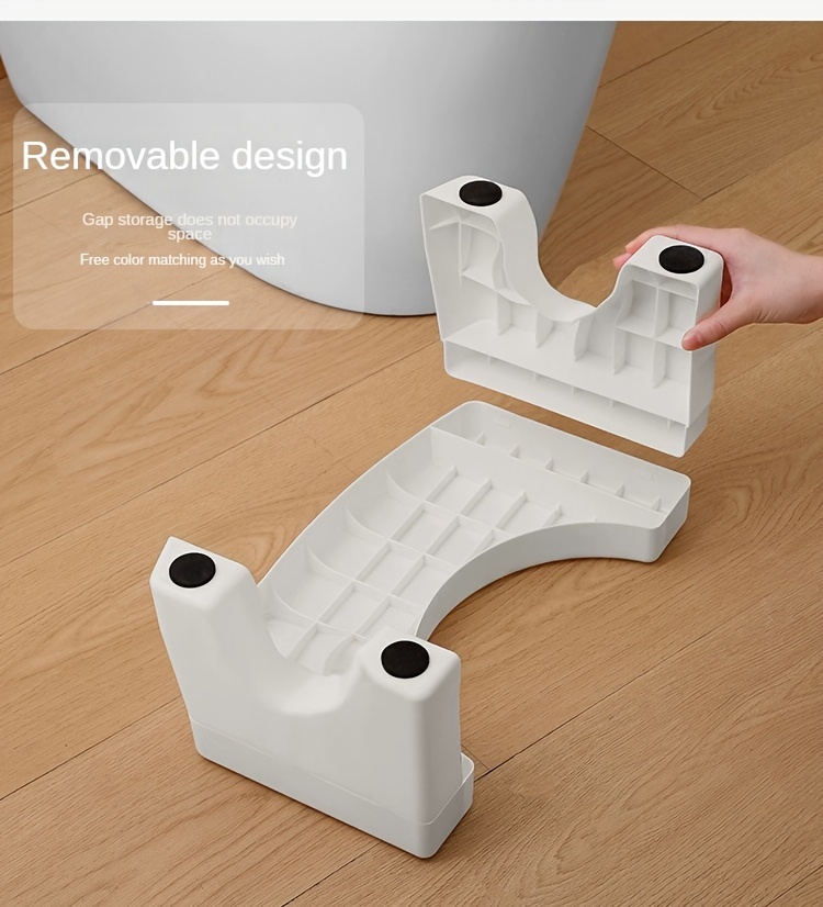 POOP STOOP Low Partial-Squat Toilet Foot Stool –