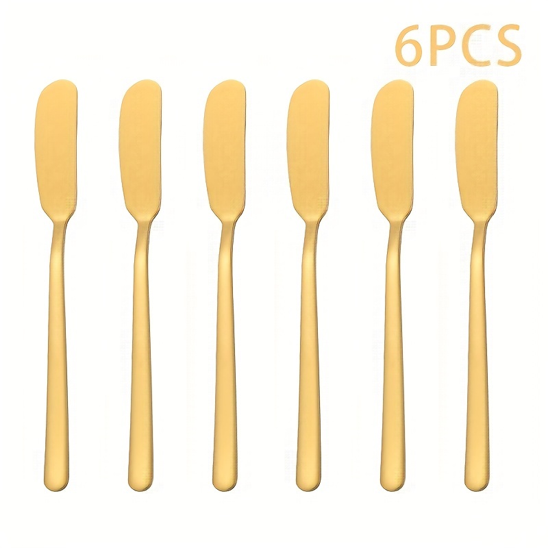 Gold Butter Knife Stainless Steel Cheese Spreader Butter - Temu