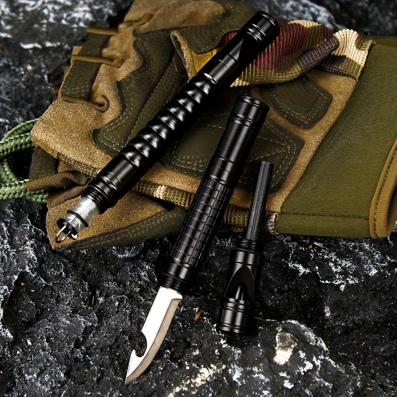 CAMPING FLASHLIGHT KNIFE CAR SURVIVAL SET