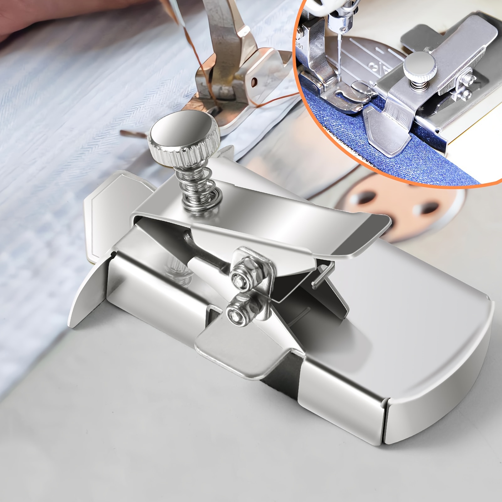 Qtmnekly Buddy Sew Magnetic Seam Guide-Magnetic Seam Guide for Sewing  Machine, Sewing Machine Presser Foot Hemmer 3Pc 
