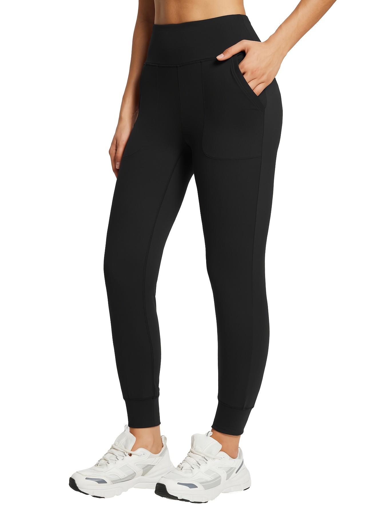 Women's Breathable Yoga Leggings With Pocket And Wide - Temu Germany