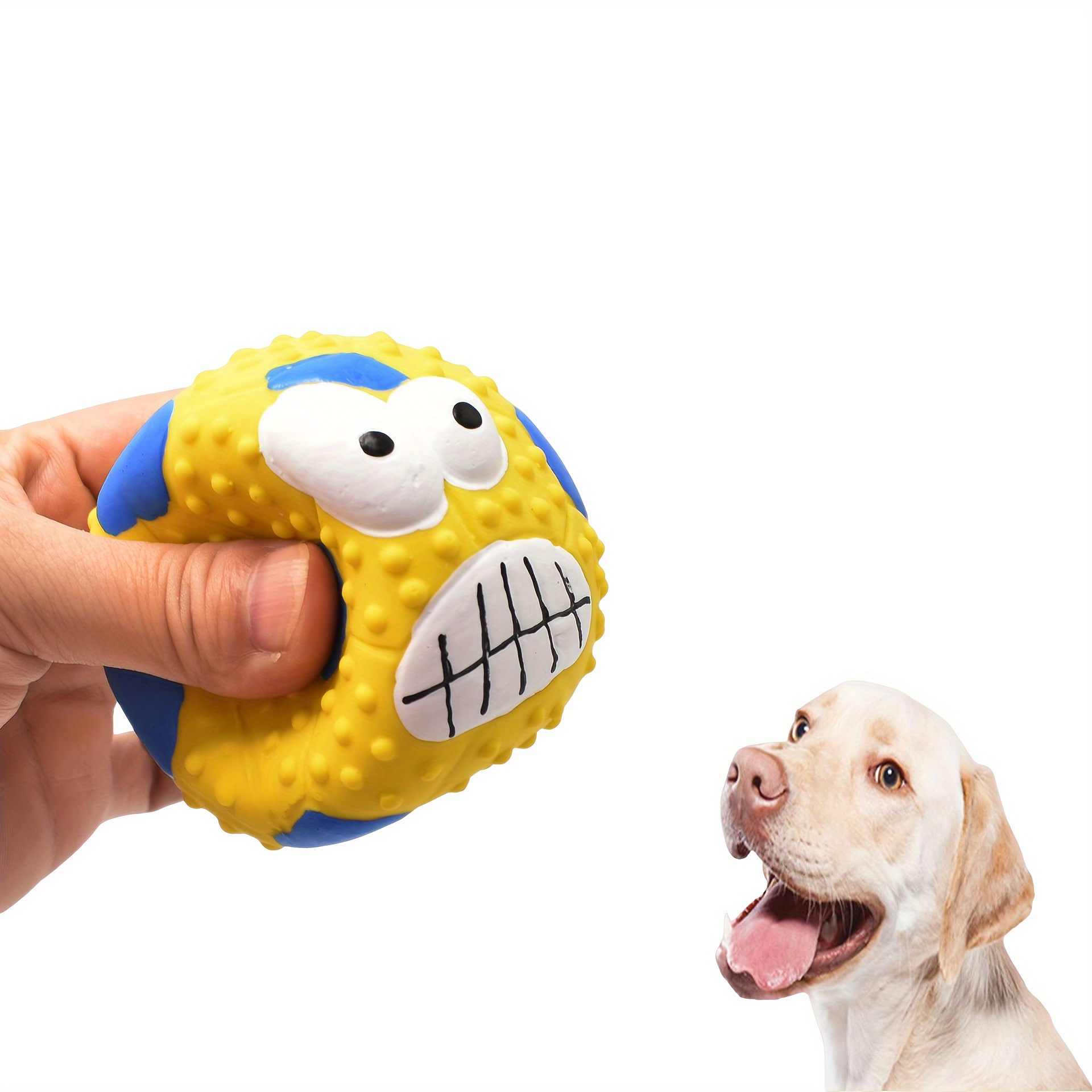 Squeaky Latex Puppy Dog Toy Ball Sets Dog Chew Toy Interactive Toy For Small  Medium Dogs - Temu