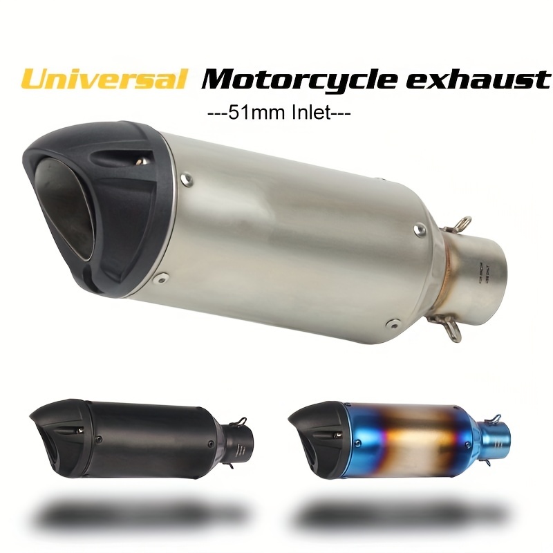 Universal Motorcycle Exhaust Escape Modified Honeycomb Db - Temu