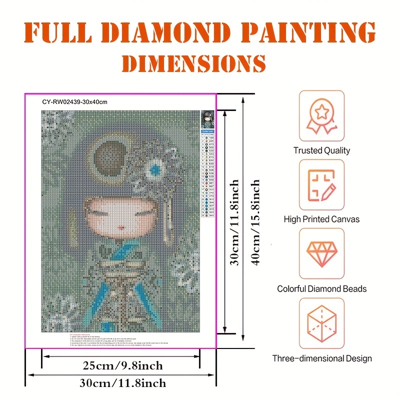 Personaggio Dei Cartoni Pittura Diamante Cartoon Pittura a