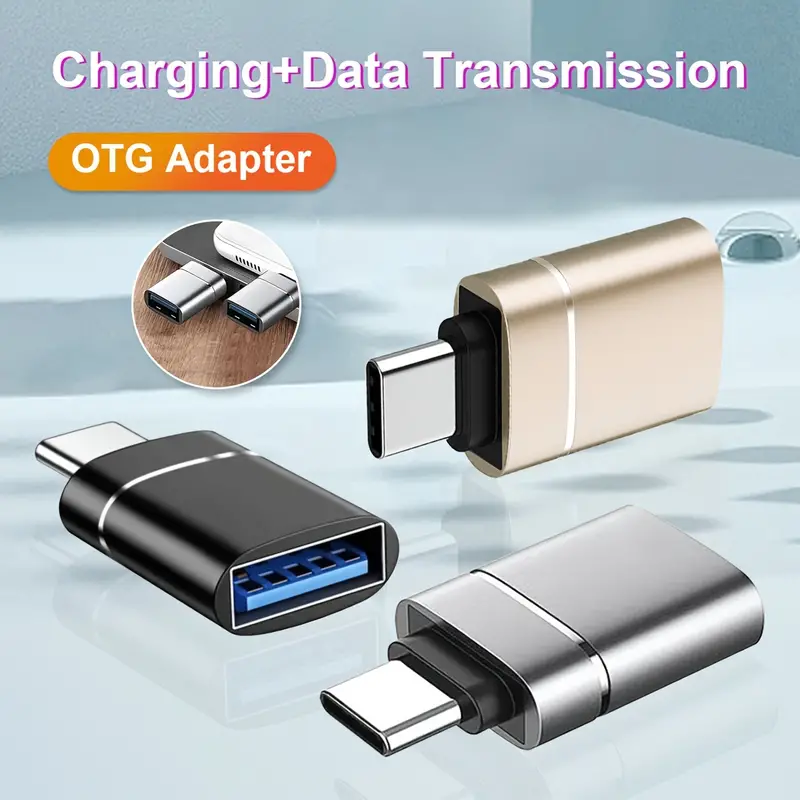 Adaptateur USB C Vers USB [3 Packs/2 Packs], Adaptateur Thunderbolt 3 Vers  USB 3.0 OTG