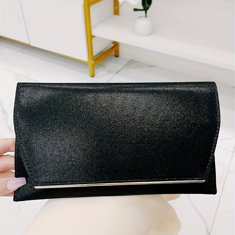 Women Evening Leather Clutch Bag Luxury Chain Shoulder Crossbody