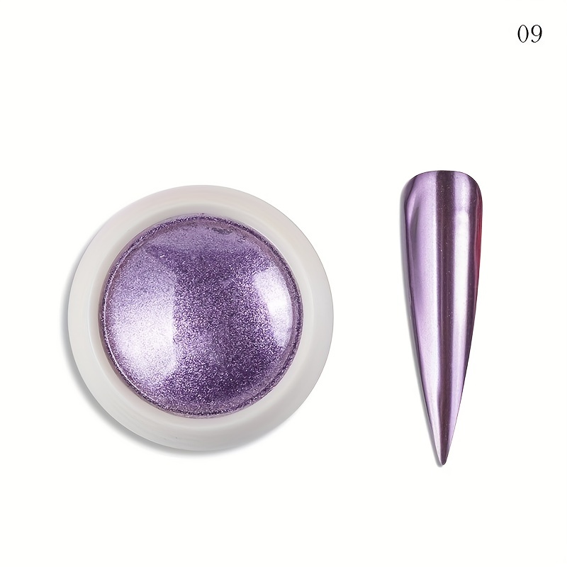 Amethyst Dark Purple Mirror Nail Art Powder | Maniology