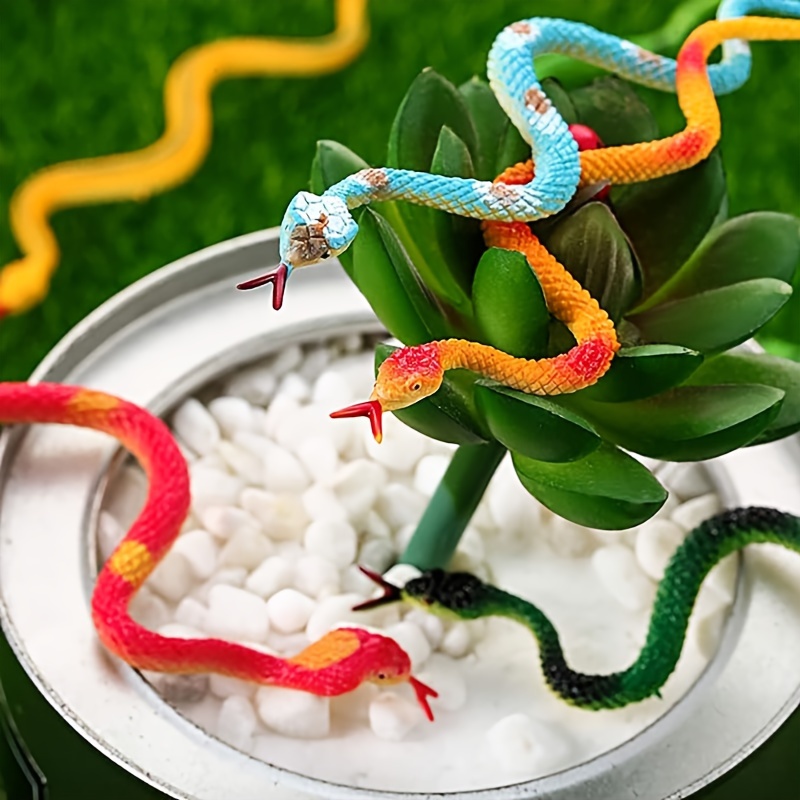 Fake Realistic Mini Snake Scary Toy Prank Party Joke Halloween