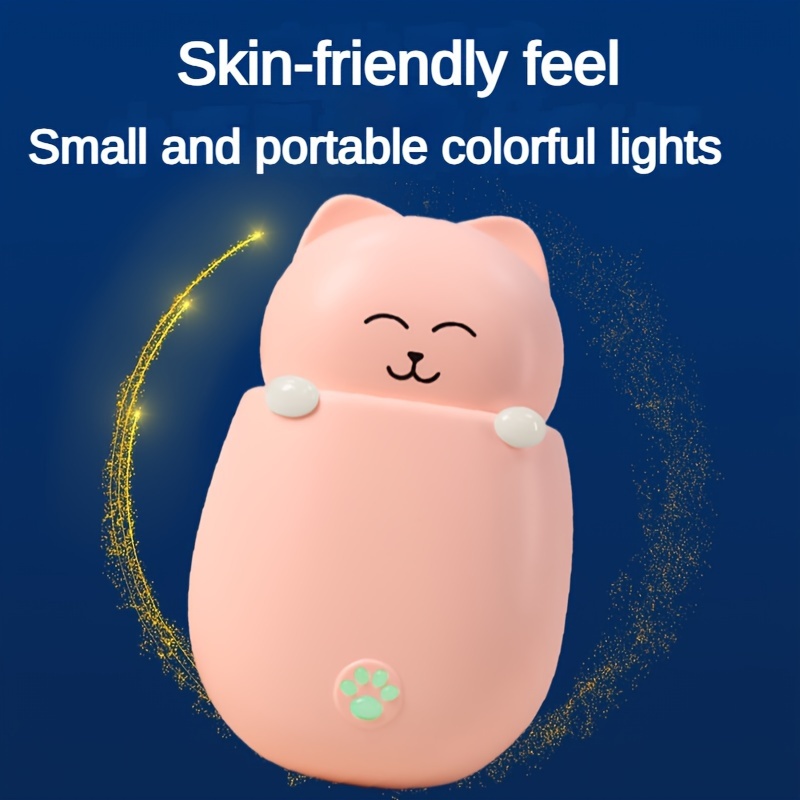 1200mAh Mini Hand Warmer with Colorful Lights