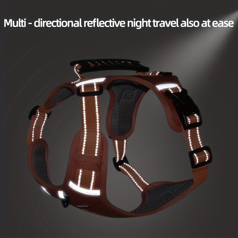 Reflective No Pull Dog Harness with Training Handle - Adjustable