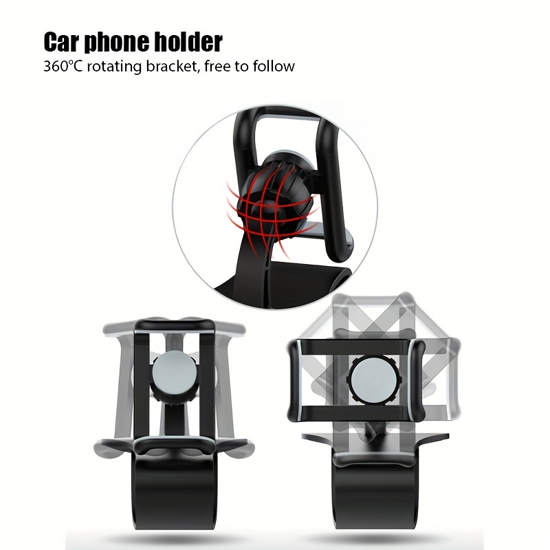 Moxeupon Auto-Telefonhalter-Tablett,360° drehbarer Handyhalter für die  Autoablage | Hochtemperaturbeständiges, rutschfestes Telefonpad im