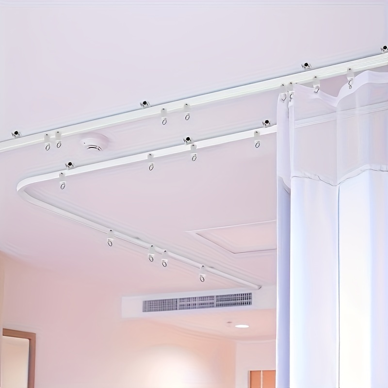 Flexible Curtain Track Ceiling Wall Mount Bendable Ceiling Curtain