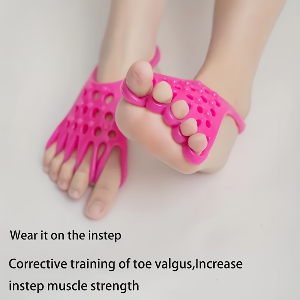 Arch Foot Sole Five toe Grip Corrector Foot Muscle Training - Temu