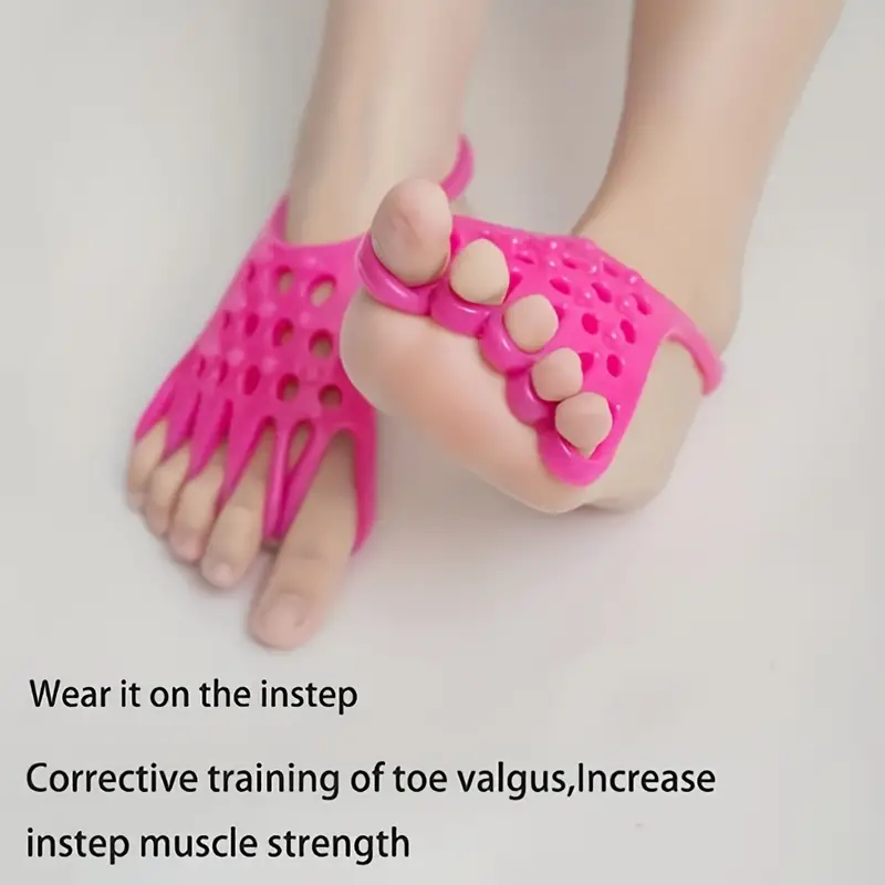 Arch Foot Sole Five toe Grip Corrector Foot Muscle Training - Temu