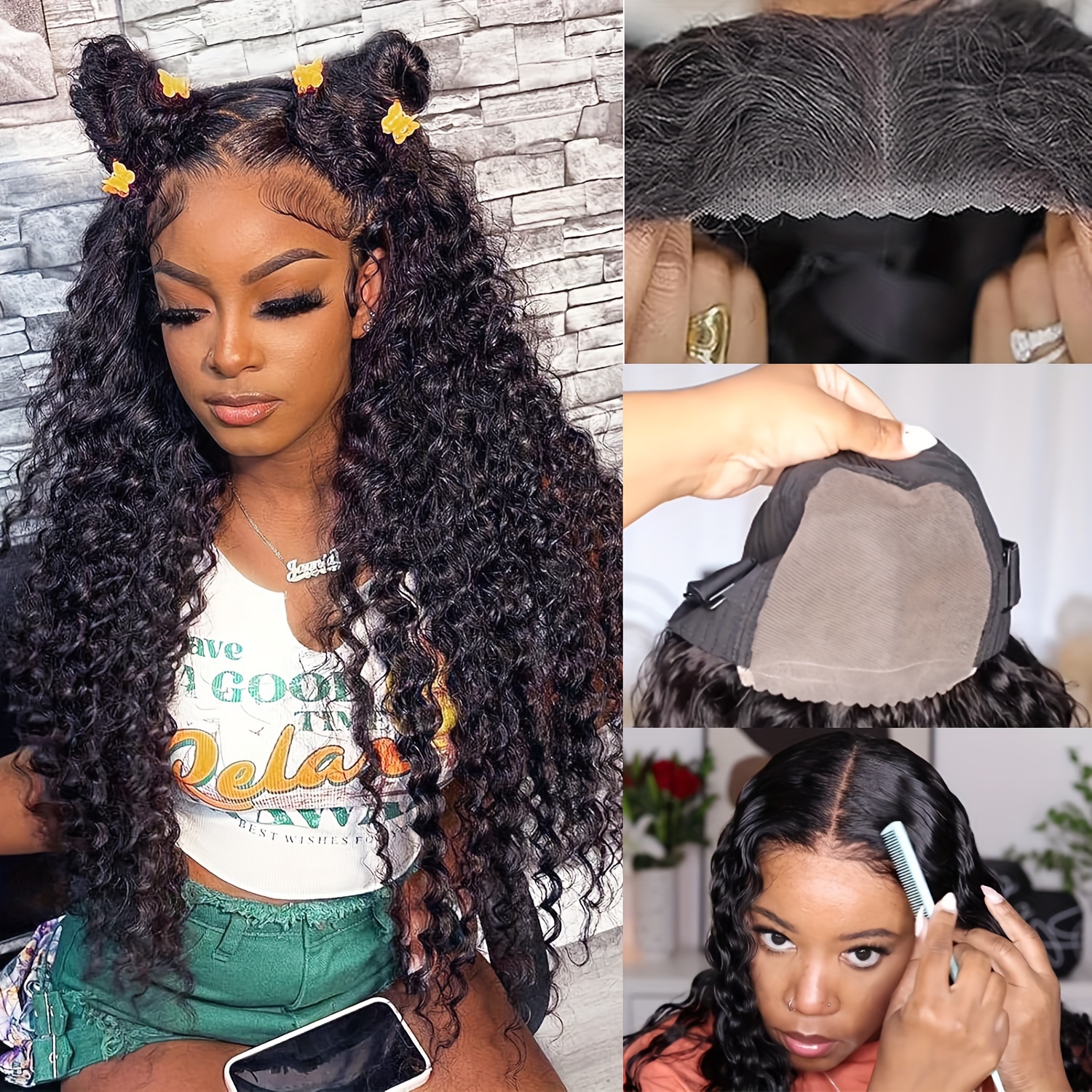  Glueless Wigs Human Hair Pre Plucked Wear and Go