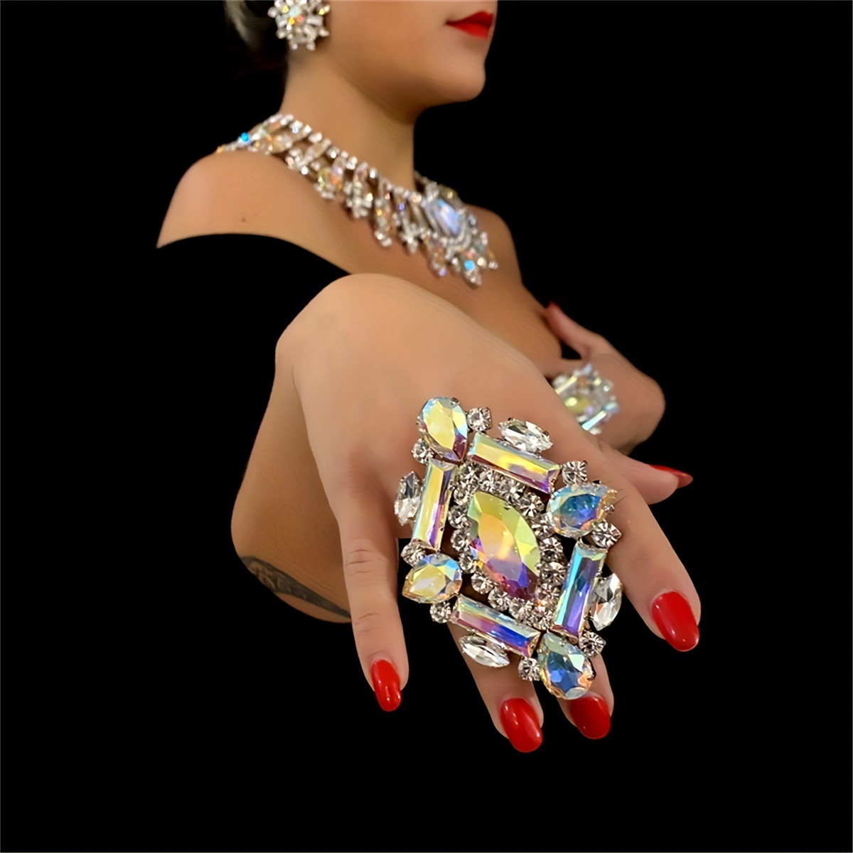 Anillo De oro De 14k con anillo De Flor Tweettwitrtomj para mujer con anillo  De Flor/regalo De cumpleaños para mujer