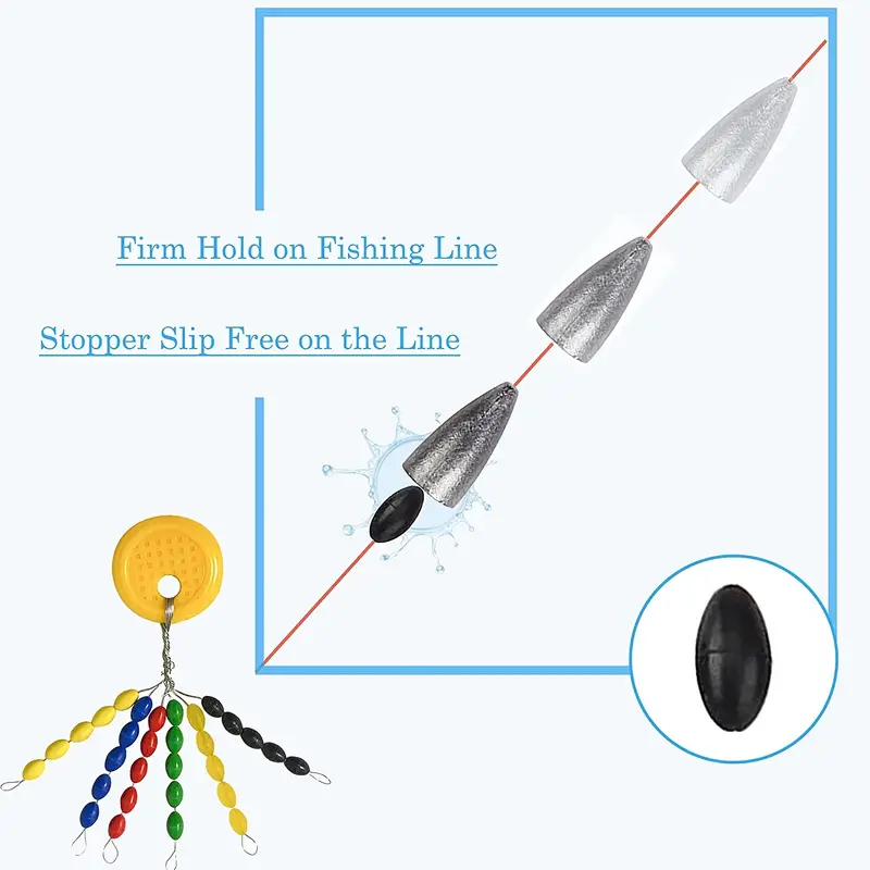 Bobber Stoppers: Keep Fishing Lures In ! - Temu