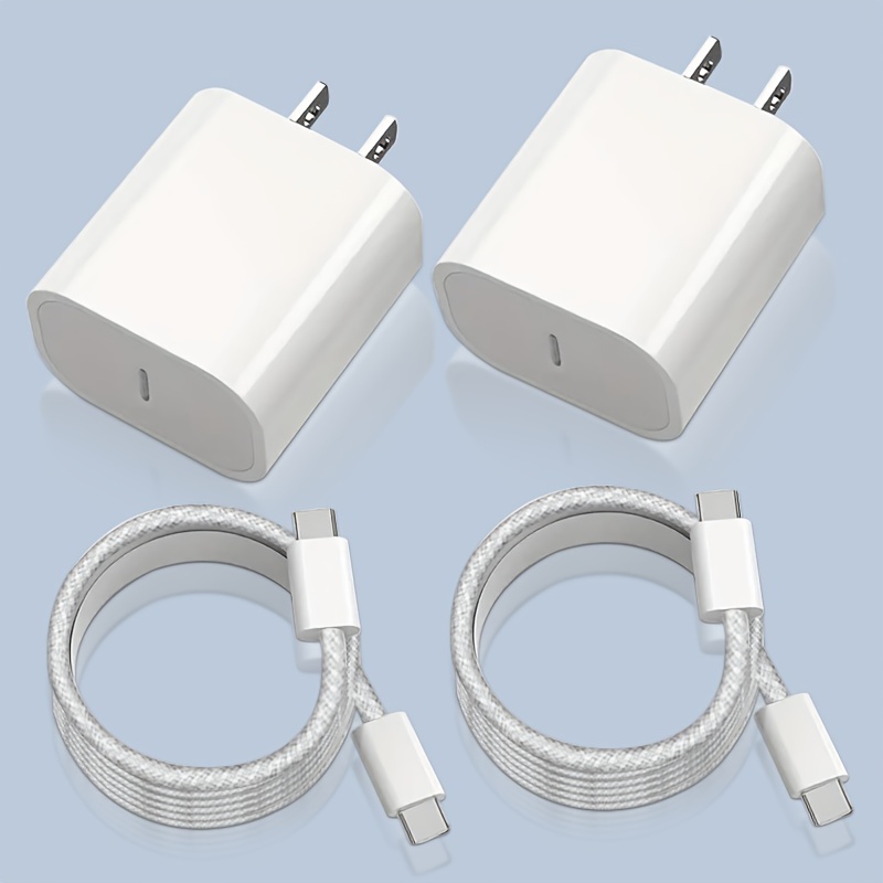 Cargador para iPhone 15, cargador USB C de 20 W con cable de carga rápida  USB C a C de 6.6 pies para iPhone 15 Pro/15 Pro Max/15 Plus, iPad Pro 12/11