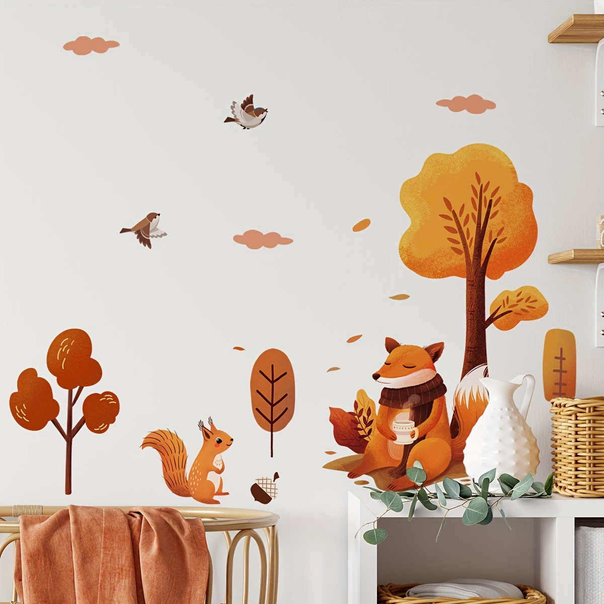Nursery Wall Vinyl Wall Decal Living Room Decal Tree Wall Decor Pine Tree  Forest Wall Decals Kids Room Wall Decor Tropical Décor -  Canada