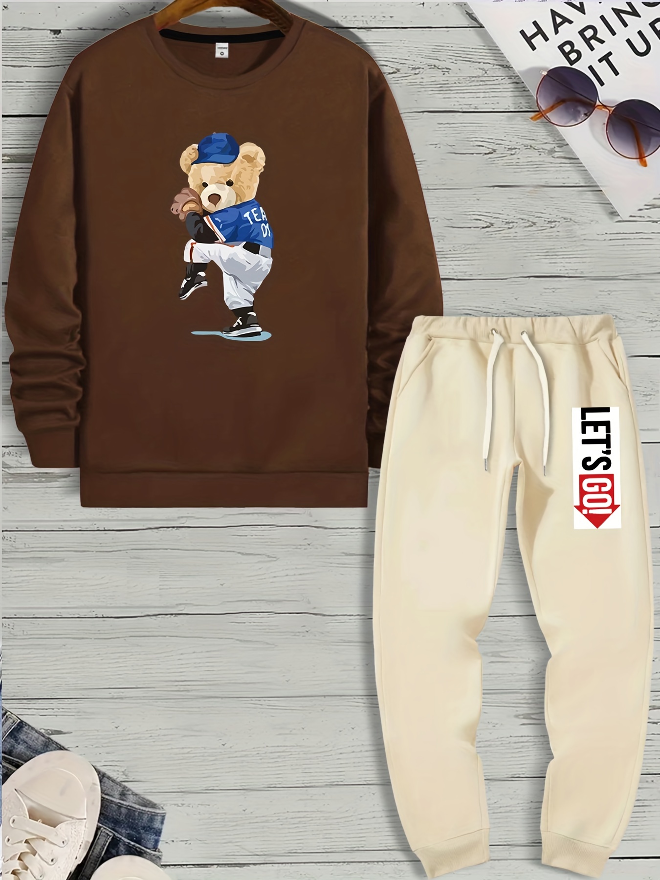 Matching crewneck and online sweatpants