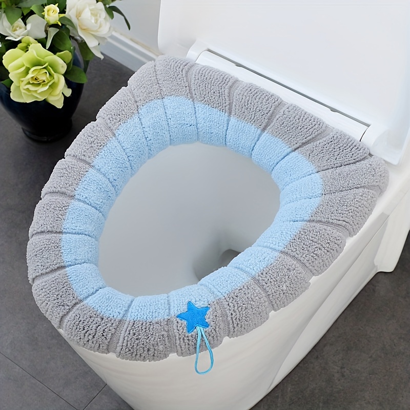 Soft Thickened Toilet Seat Universal Models Easy Clean Warm - Temu